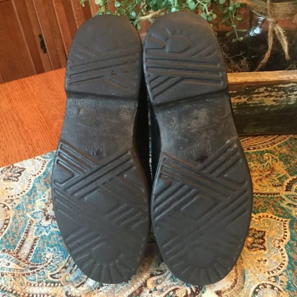 Stella Austria Suede Wool Lined Heavy Rubber Sole Ankle Boots Women’s 8.5